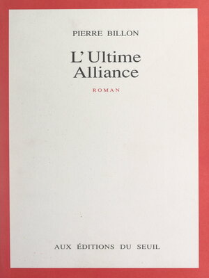 cover image of L'ultime alliance